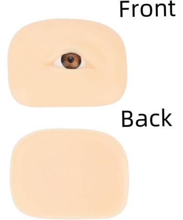 Professional Mold Reusable Blank Skin Silicone Up Simulated Left Eye Tool Make Practicing Practice 6.9x5.2cm As Shown 2 - Buy Online on GoSupps.com
