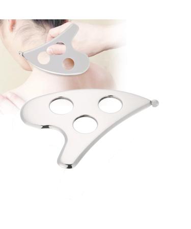 Massage plate massage guasha plate scratch board made of stainless steel face body scrapper massage plate for pain relief throughout the body for anti -fold anti -aging trigging point treatment