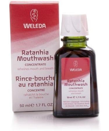Buy Ratanhia Mouthwash Bundle (4 x 50ml) | Weleda - Natural Oral Care for Fresh Breath - Buy Online on GoSupps.com