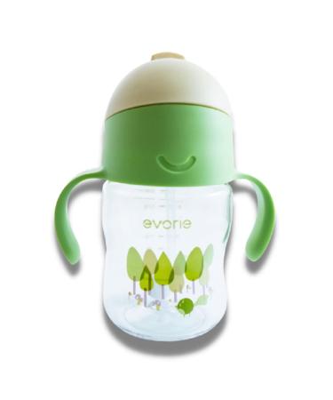 Evorie Tritan Weighted Straw Sippy Cup with Handles for Baby and Toddlers 6 months up  7 Oz Leakproof Soft Silicone Straw first Infant Water Bottle (Amazon) - Buy Online on GoSupps.com