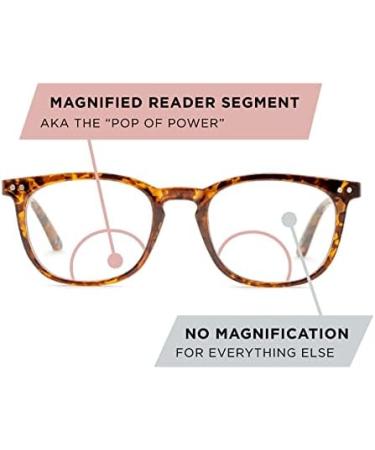Foster Grant Caiden Blue Light Bifocal Reading Glasses for Men - Milky Brown Tortoise 48mm - International Shipping Available - Buy Online on GoSupps.com