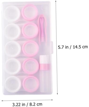 Healeved 10 Sets Storage Box for Colored Contact Lenses | Portable Contact Lens Container & Travel Case - Eye Care Essentials - Buy Online on GoSupps.com