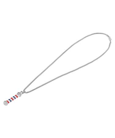 Necklace Barber Alloy Light Pendant - Silver for Individuals & Hair Salons | International Shipping Available - Buy Online on GoSupps.com