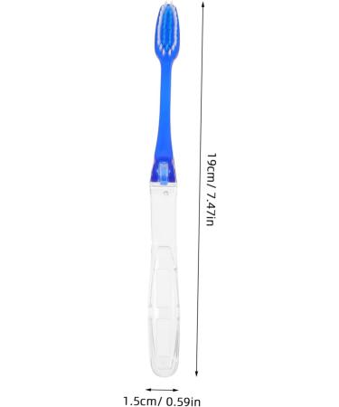 Hoement 10pcs Travel Folding Toothbrush Set - Portable Wear-Resistant Travel Accessories for On-the-Go Oral Care - Buy Online on GoSupps.com