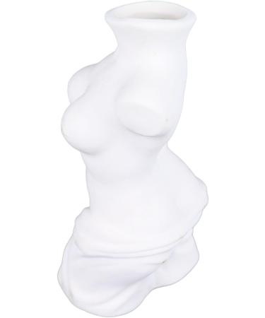 Elegant Female Body Vase | Ceramic Flower Vase for Living Room Decor - International Shipping - Buy Online on GoSupps.com