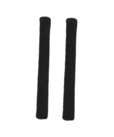 Doitool knitting accessories 2st shoes for glasses sunglasses made of metal leg protection for protective glasses Earring glasses for glasses glasses accessories Comfortable Temple Nylon glasses frame 5.5x0.7cm black