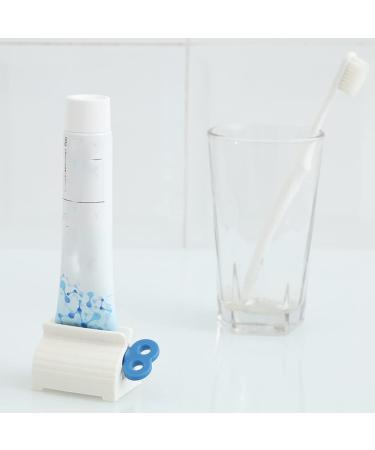 Rolling Tube Toothpaste Squeezer Rotate Toothpaste Dispenser Toothpaste Seat Stand 3PCS - Buy Online on GoSupps.com