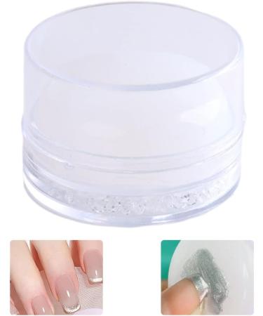 Nail Art Stamper Silicone Manicure Jelly Stamping Head Nail Supply Tools 4.2cm White nail stamper transparent - Buy Online on GoSupps.com