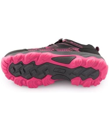 Alpine Pro Faro Unisex Kids Hiking Shoes - Lightweight Trekking & Outdoor Durability | Breathable Softshell & Rubber Base - Size 35 EU - Pink - Buy Online on GoSupps.com