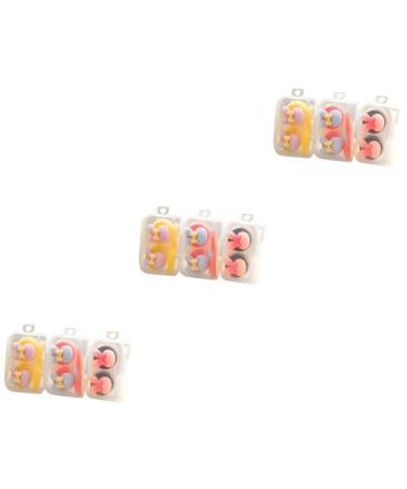 SOLUSTRE 9 PCS Lens Case Lens Cute
