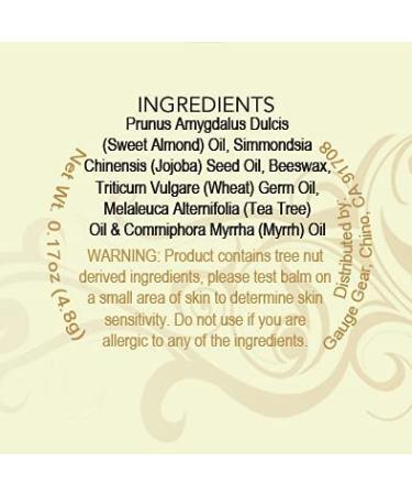 Mini Gauge Gear Balm & Blend Aftercare Set - Piercing Aftercare Kit with Ear Stretching Balm and Skin Conditioning Oil - Buy Online on GoSupps.com