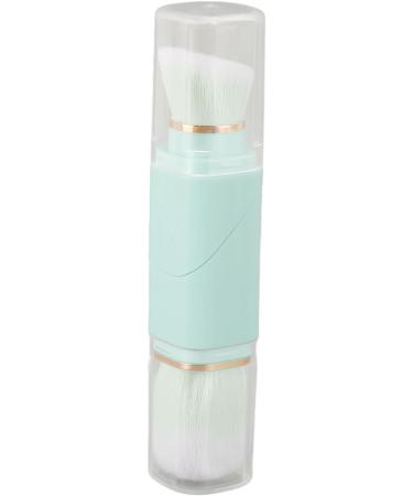 Portable Makeup Brush Ergonomic Strong Grip Odorless Retractable Powder Brush with Two Heads Anti-deformation for Home Use (Blue) - Buy Online on GoSupps.com
