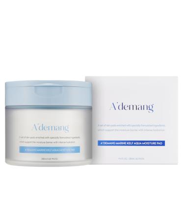A'demang Marine Kelf Aqua Moisture Toner Pad | Hydrating Exfoliating Facial Pad | Dry&Sensitive Skin | Korean Skincare 9.4 fl oz. / 280ml 60 Pads