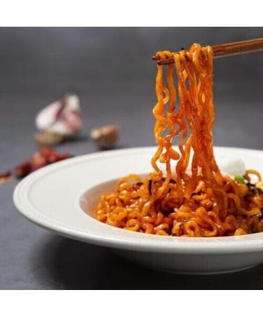 Gharana Swaad ka Khazaana Dried Chicken Buldak Noodles - 140gm (Pack of 5) | Fiery Heat | Korean Ramen Variety | Spicy Sauce | Dried Chicken Flavour | Instant Noodles | - Buy Online on GoSupps.com
