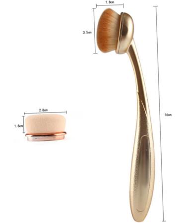 Beavorty concealer brush foundation brush blusher brush cosmetic brush makeup tool toothbrush interchangeable head - Buy Online on GoSupps.com