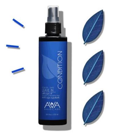 Ava Haircare Vegan Leave-in Conditioner | Sulphate, Paraben, Cruelty-Free | Moisturizing Formula | 8.4oz - Buy Online on GoSupps.com