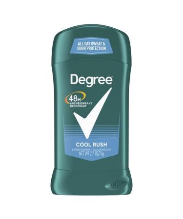Degree Men Dry Protection Antiperspirant Cool Rush - 2.7 Oz | Long-lasting Odor and Wetness Protection - Buy Online on GoSupps.com