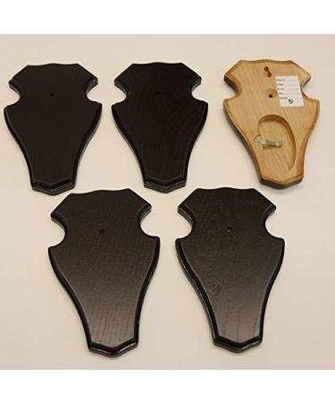 5 pieces REH buck sign trophy signs with 1 pine compartment in dark oak - Buy Online on GoSupps.com
