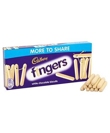 Cadbury Cadbury White Chocolate Fingers 138g (Pack of 6)