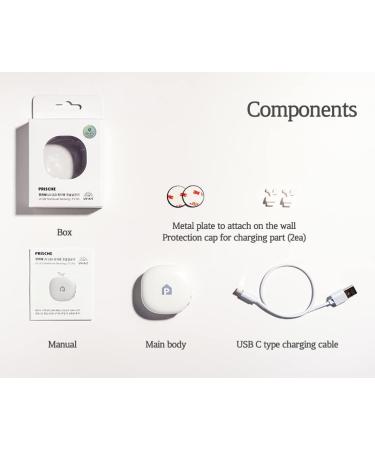 HuBDIC Toothbrush Sanitizer + Holder | UV-C/UV-A Dual LED Sterilizer for Home, Office, and Travel | USB Rechargeable | Automatic & Portable | White - Buy Online on GoSupps.com