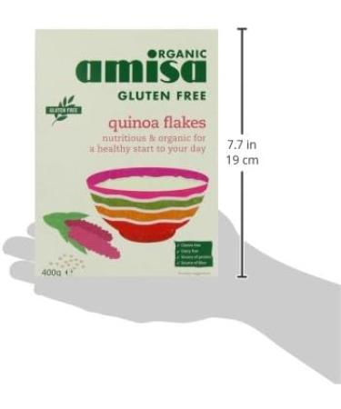 Amisa Quinoa Flakes Organic Gluten Free 400g - Buy Online on GoSupps.com