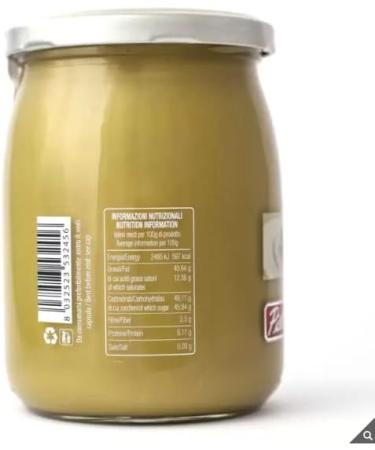 Pisti Sicilian Pistachio Cream Spread- Rich in Fibre - Ideal for Recipes - Grown in Italy - 600g - Buy Online on GoSupps.com