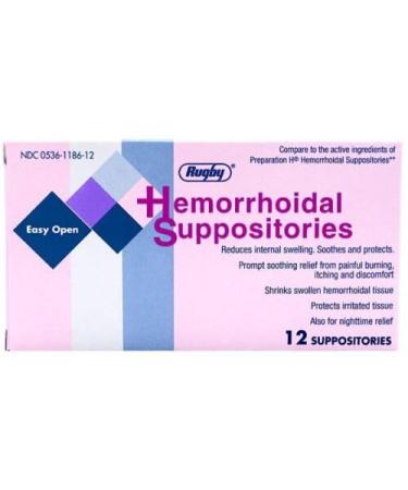 Major Rugby HEMORRHOIDAL Suppositories