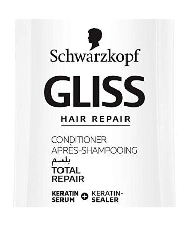 Schwarzkopf Gliss Hair Repair Conditioner 200ml | Liquid Keratin Total Repair for Damaged Hair - Buy Internationally - Buy Online on GoSupps.com