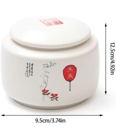 Sealed Tea Caddy White Porcelain Tea Cans Ceramic Sealed Cans Storage Cans Small Tea Cans Nut Cans Herbal Tea Cans Tea Storage Container Tea Jar with Lid - Buy Online on GoSupps.com