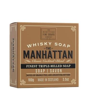 Scottish Fine Soaps Soap in a Carton - Whisky Manhattan 100g