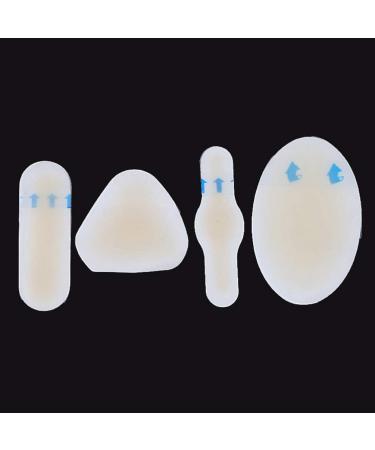 Buy Silicone Tape Bandages - 10pcs Hydrocolloid Pads for Foot Toe & Heel Protection - Size 2 Heel Protectors 6.5x2cm | International Shipping Available - Buy Online on GoSupps.com