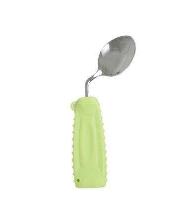 Adaptive Utensils Curved Utensil Angled Spoon and Fork Self Eating for Tremors Parkinsons Limited or Elderly