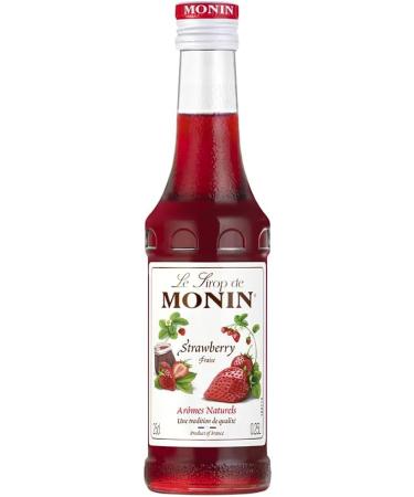 MONIN - Assortment of Peach Passion and Strawberry for Beers Lemonades Cocktails and Still Water - Natural Flavors - 3x25 cl - Buy Online on GoSupps.com