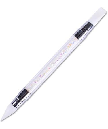 1PC Nail Art Sculpture Pens Silicone Dual Head Manicure Carving Pen Rhinestone Beads Picker Tool - Buy Online on GoSupps.com