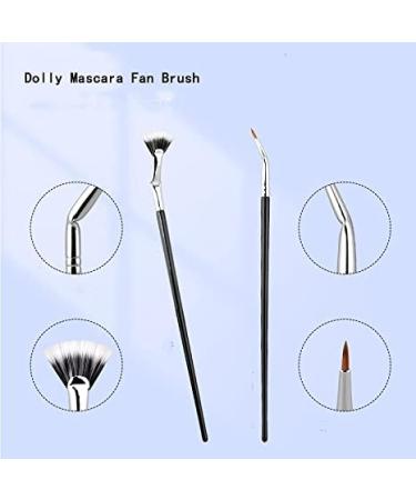 Dolly Mascara Fan Brush Set - Lash Wand for Natural Lifted Effects | 3Pcs Mascara Fan Brush for Enhanced Lashes - Buy Online on GoSupps.com