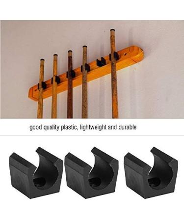 Qiterr Billiard Cue Clip Set | 6Pcs Plastic Pool Cue Holders for Exhibition and Storage - Buy Online on GoSupps.com