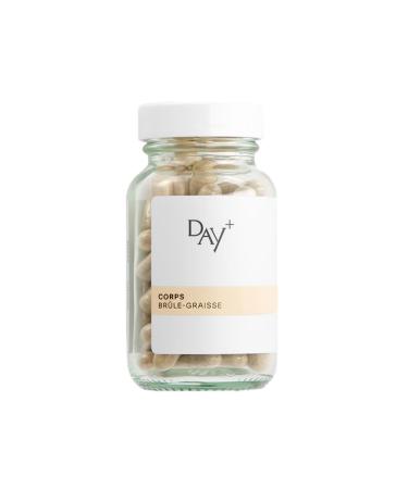 DAY+ | Fat Burner | Slimming Dietary Supplement | Promotes Weight Loss, Fat Burner, Draining Action | Organic Guarana, Konjac, L-Carnitine, Chromium | 60 Capsules - 1 Month Cure