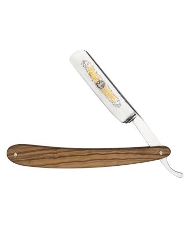 Nippes Solingen Professional razor |15 cm |Olive wood handle |5/8 blade width |Made of high quality extremely sharp silver steel |Quality from Solingen