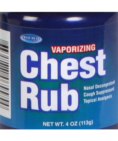Assured Vaporizing Chest Rub (2 Pack) - Fast-Acting Relief for Congestion and Coughs - Buy Online on GoSupps.com