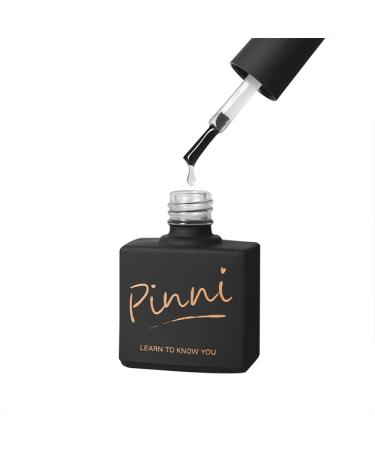 PINNI Strength Top Coat Gel Nail Polish 12ML No Wipe Top Coat High Gloss Finish Steel-like 30 Days Wearing for Soak-off UV LED Semi-permenent Manicure Pedicure Nail Art Nail Salon