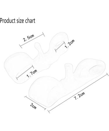 Silicone Toe Spacers - 5 Pack for Yoga, Bunion Relief, and Overlapping Toes | Toe Separator Gel Stretchers for Pain Relief and Corrective Alignment - Color B, Size AB - Buy Online on GoSupps.com