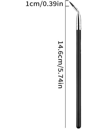 Eye Makeup Gel Eyeliner Brushes Ultra Fine Bent Angled Cosmetics Brush Eyeliner Thin for Gel or Powder Eye Line - Buy Online on GoSupps.com