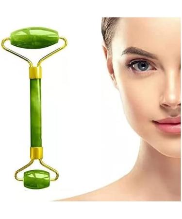 Buy Jade Roller for Face | Premium Facial & Neck Massager for Enhanced Skin Care - Perfect for Serums Creams & Oils - Buy Online on GoSupps.com