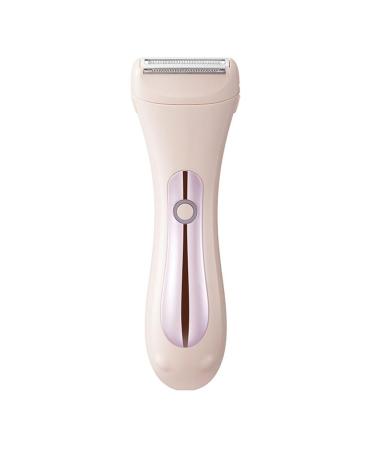 BTuregsau 2in1 Electric Bikini Trimmer for Women Electric Shaver Wet/Dry Shaver for Hair Removal From Pubic Area Face Legs Pink