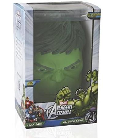 Marvel Avengers Hulk Face 3D Deco Light - Buy Online on GoSupps.com