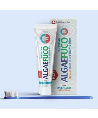 ALGAEFUCO Fucoidan Toothpaste 3.5 oz Natural Seaweed Extract Formula Refreshing Clean Mint Flavor Gentle Oral Care Keeps Breath Fresh - Buy Online on GoSupps.com