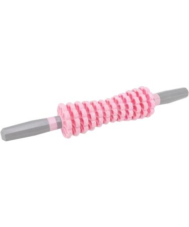 Massage Roller Stick - Anggrek Meridian Back Massage Device for Muscle Relaxation | Wooden Pink Massage Roller for Tiredness Relief - Buy Online on GoSupps.com