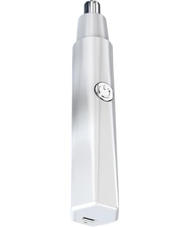 Amagogo Nose Hair Trimmer - Smooth Cutting Travel Size Grooming Gadget for Men & Women - Eyebrow & Facial Hair Trimmer in White - Buy Online on GoSupps.com