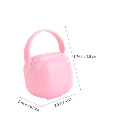 Toddmomy 2 STK Baby Food Pacifier Holder Case | Portable Pacifier Storage & Travel Cover | Protective PP Pacifier Etui - Buy Online on GoSupps.com