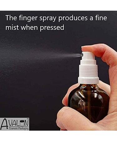 Buy 5 x 100ml Brown Glass Spray Bottles with Pump Atomizer & Protective Cap - Ideal for Essential Oils & DIY Projects | International Shipping Available - Buy Online on GoSupps.com